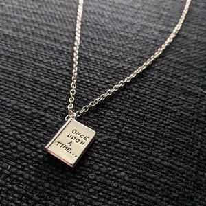 Once Upon A Time Book Necklace